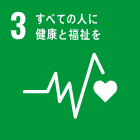 SDGs目標3のアイコン
